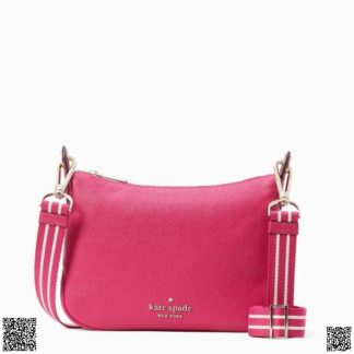 美國代購正品 Kate Spade Rosie 寬肩帶斜挎包 粉色