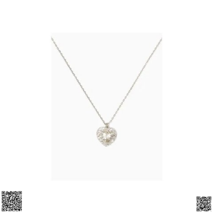 美國代購正品 Kate Spade Something Sparkly Heart Clay 桃心項