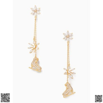 美國代購正品 Kate Spade 溜冰鞋耳飾