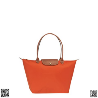 美國代購正品 Longchamp Le Pliage 皮革飾邊Tote包