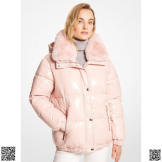 美國代購正品 Michael Kors 毛領外套