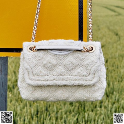 美國代購正品 Tory Burch Fleming 羊毛鏈條包