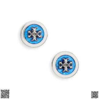 美國代購正品 Tory Burch Kira Enamel Circle耳釘