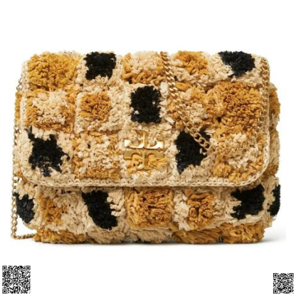 美國代購正品 Tory Burch Kira Raffia Rosette迷你斜挎包