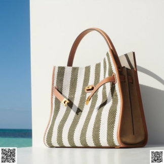 美國代購正品 Tory Burch Lee Radziwill 條紋托特包