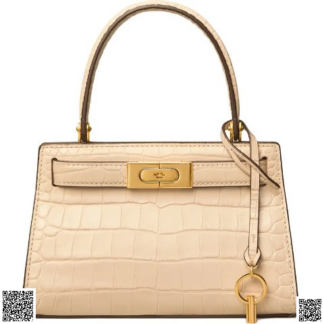 美國代購正品 Tory Burch Lee Radziwill 鰐魚壓紋斜挎包