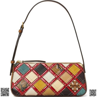 美國代購正品 Tory Burch McGraw Patchwork Wedge單肩包