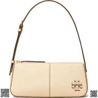 美國代購正品 Tory Burch McGraw Pebble Leather Wedge單肩包