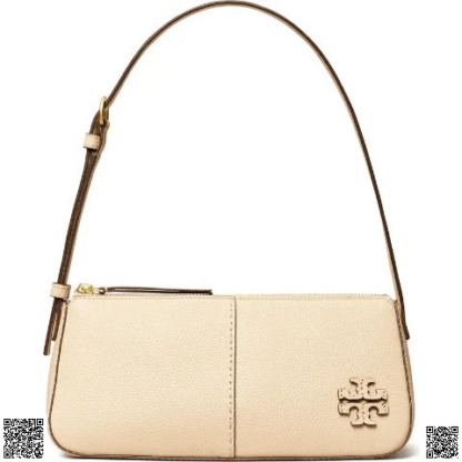 美國代購正品 Tory Burch McGraw Pebble Leather Wedge單肩包