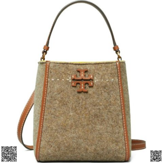 美國代購正品 Tory Burch McGraw小號羊毛水桶包