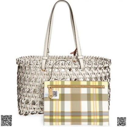美國代購正品 Tory Burch Miller Garden Basketweave托特包