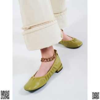 美國代購正品 Charles & Keith 鏈條平底鞋