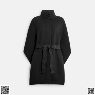 美國代購正品 Coach Double Face 羊毛鬥篷