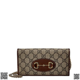 美國代購正品 Gucci Horsebit 1955 GG 鏈條包