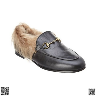 美國代購正品 Gucci Jordaan 羊毛樂福鞋