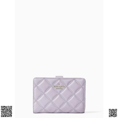 美國代購正品 Kate Spade Natalia Medium Compact 菱格錢包