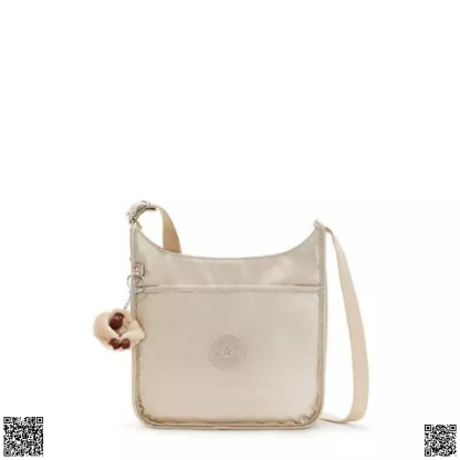 美國代購正品 Kipling 金屬色斜挎包