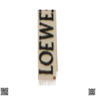 美國代購正品 Loewe Logo Intarsia 圍巾