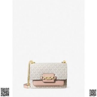 美國代購正品 Michael Kors 拼色老花鎖扣包