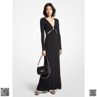 美國代購正品 Michael Kors 深V領晚宴長裙