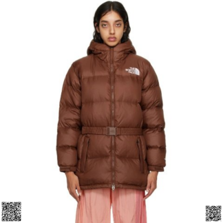 美國代購正品 The North Face Brown Nuptse 羽絨服