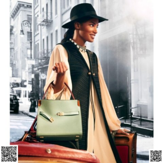 美國代購正品 Tory Burch Lee Radziwill 薄荷綠手提包