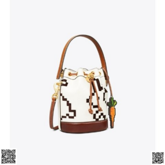 美國代購正品 Tory Burch 像素小兔水桶包