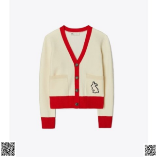 美國代購正品 Tory Burch 小兔羊絨開衫