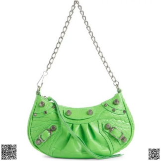 美國代購正品 Balenciaga Le Cagole 鰐魚壓紋單肩包