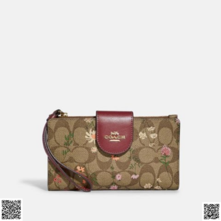 美國代購正品 Coach Tech 印花錢包