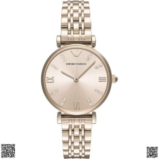 美國代購正品 Emporio Armani 灰金色款