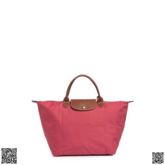 美國代購正品 Longchamp 中號蔓越莓色托特包