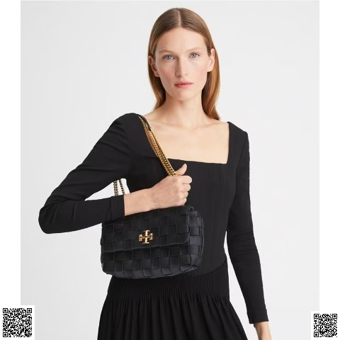 美國代購正品 Tory Burch KIRA 編織翻蓋包