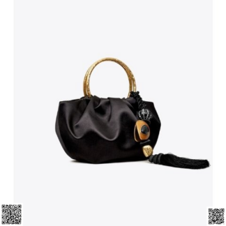 美國代購正品 Tory Burch SATIN DOUBLE緞麵餃子包