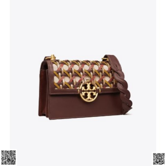 美國代購正品 Tory Burch SMALL MILLER BASKETWEAVE FLAP單肩包