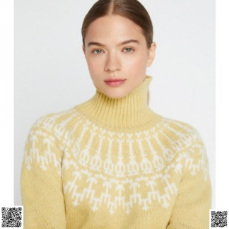美國代購正品 Tory Burch 小雞黃毛衣