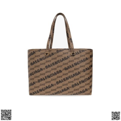 美國代購正品 Balenciaga Allover Logo 托特包