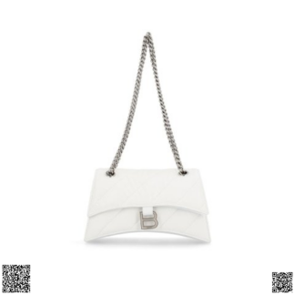 美國代購正品 Balenciaga Crush 小號鏈條包 白色