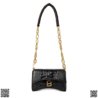 美國代購正品 Balenciaga Downtown XS 壓紋沙漏包