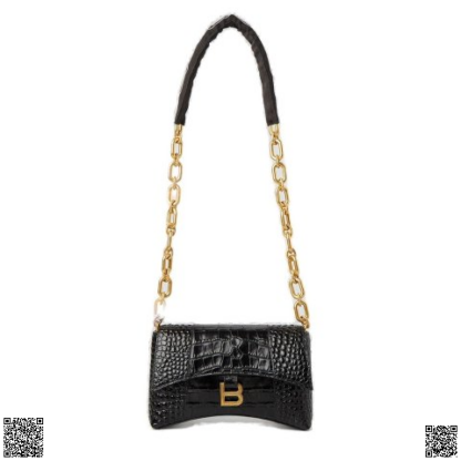 美國代購正品 Balenciaga Downtown XS 壓紋沙漏包