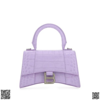 美國代購正品 Balenciaga Hourglass XS Logo 壓紋沙漏包