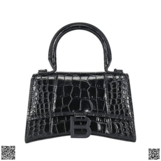 美國代購正品 Balenciaga Hourglass XS 壓紋沙漏包