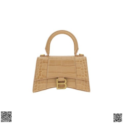 美國代購正品 Balenciaga Hourglass XS 壓紋沙漏包