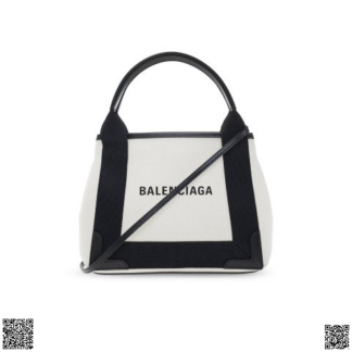 美國代購正品 Balenciaga Navy Cabas XS 托特包