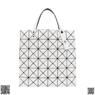 美國代購正品 Bao Bao Issey Miyake White Lucent 菱格托特包