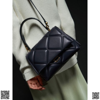 美國代購正品 Charles & Keith Navy Gemma 斜挎包