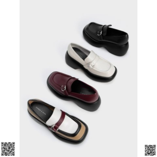美國代購正品 Charles & Keith 厚底樂福鞋