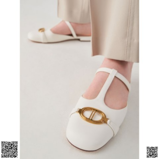 美國代購正品 Charles & Keith 小淑女拖鞋 白鹿同款