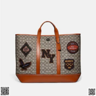美國代購正品 Coach Toby 徽章老花托特包