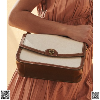 美國代購正品 Fossil Ainsley Flap 拼色翻蓋包